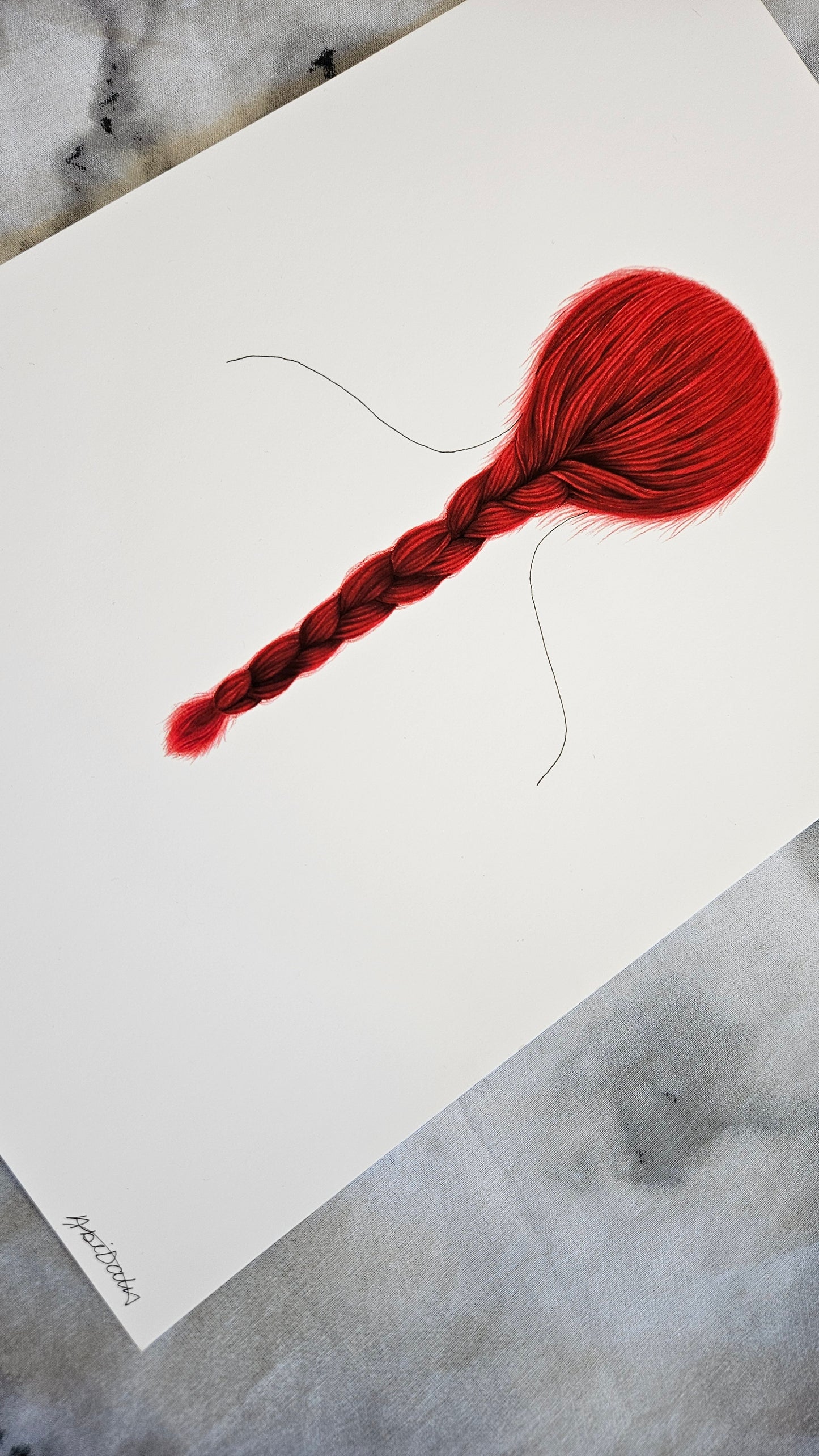 Scarlett - Giclee Print of Original Artwork