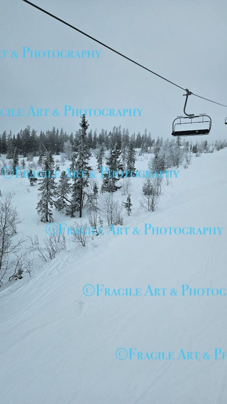 Chairlift in Norway - Photograph