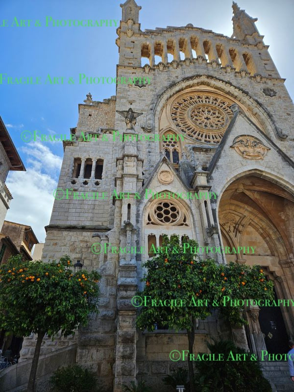 Soller Church in Mallorca - Photograph