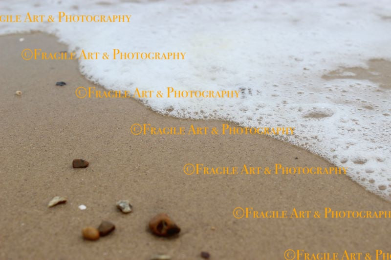 Beach Shore Close Up - Photograph