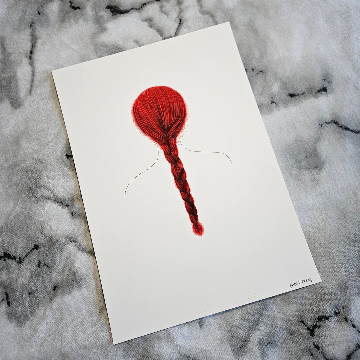 Scarlett - Giclee Print of Original Artwork