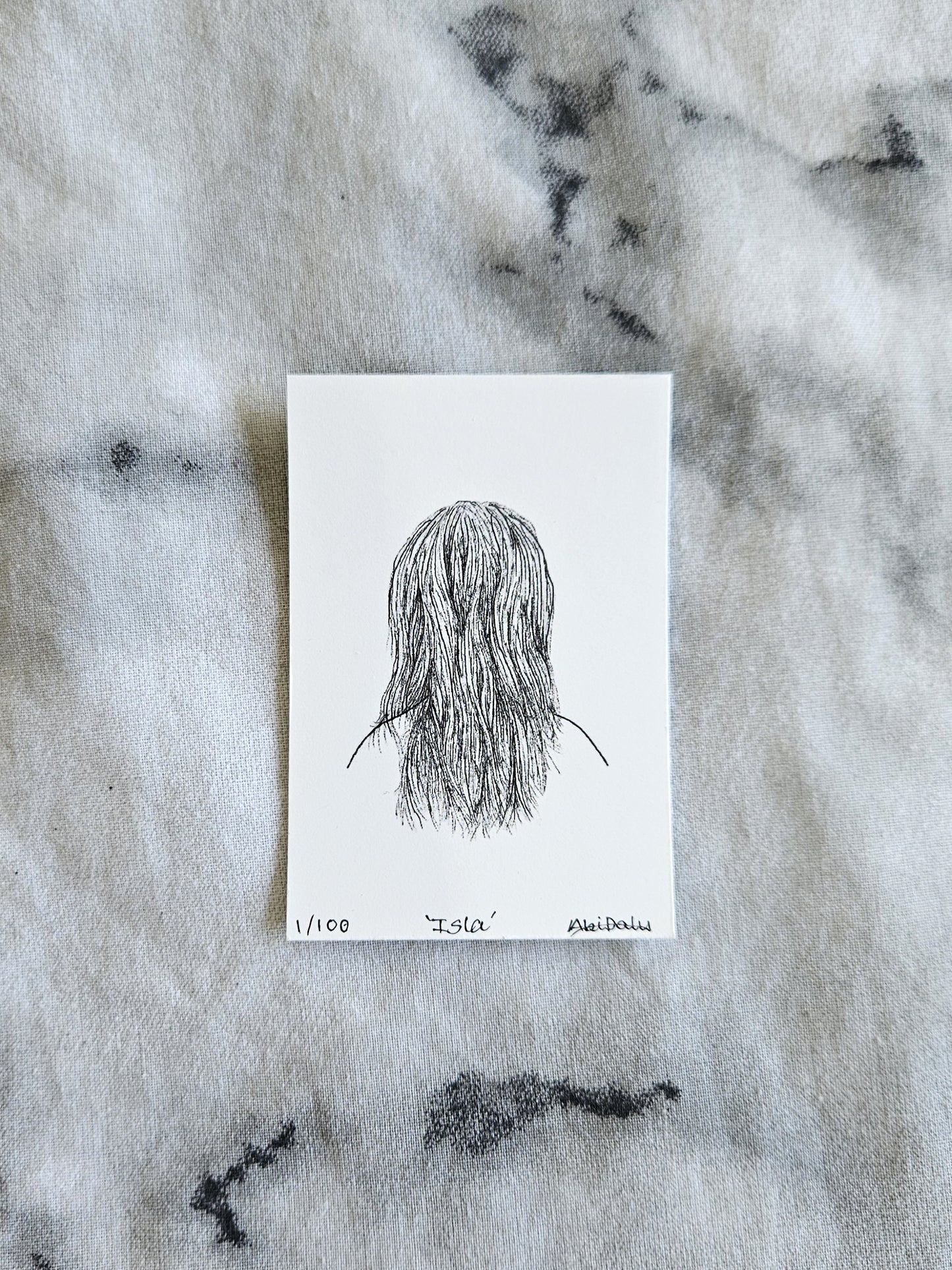 Isla - Mini Giclee Print of Original Artwork