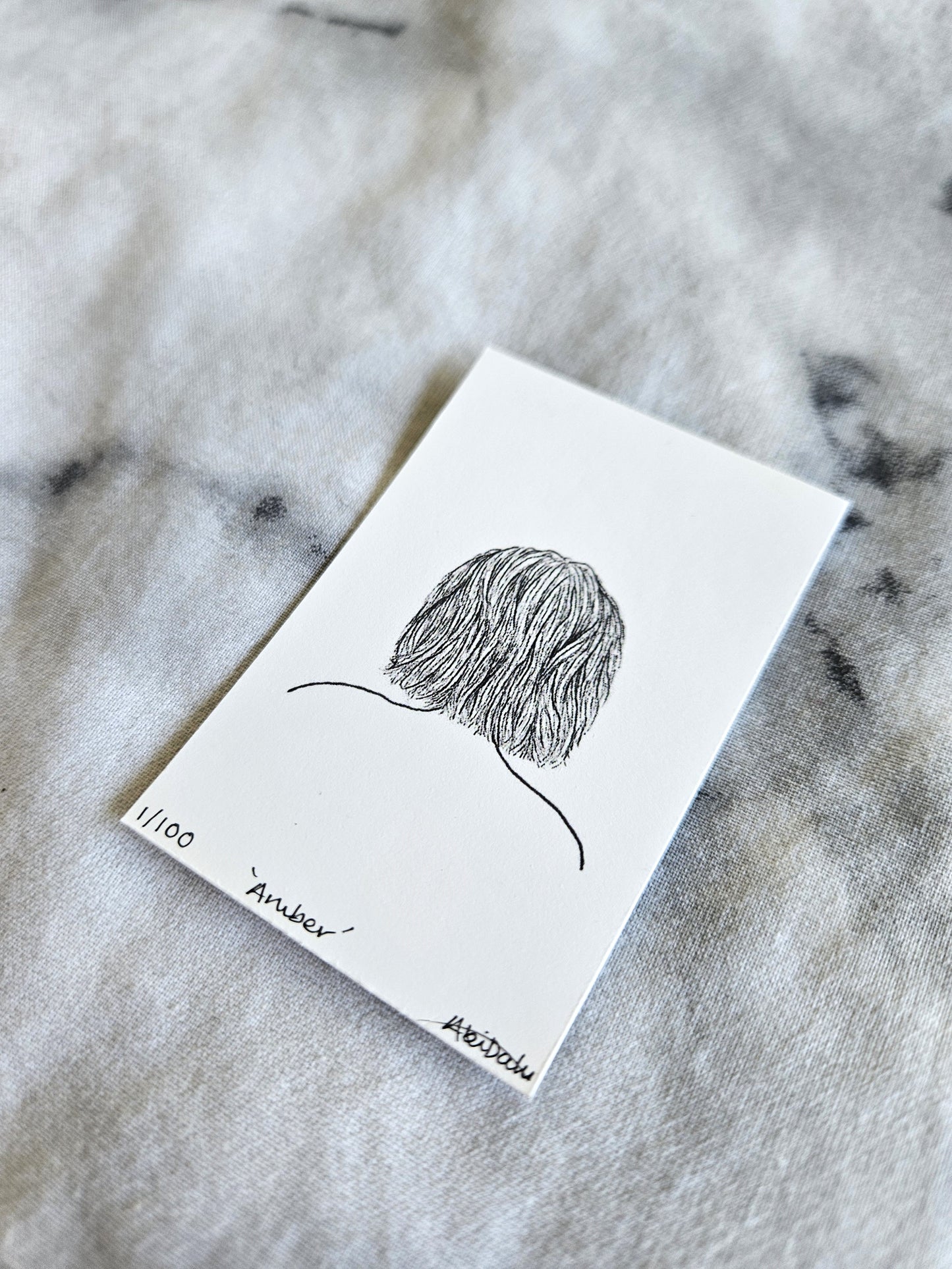 Amber - Mini Giclee Print of Original Artwork