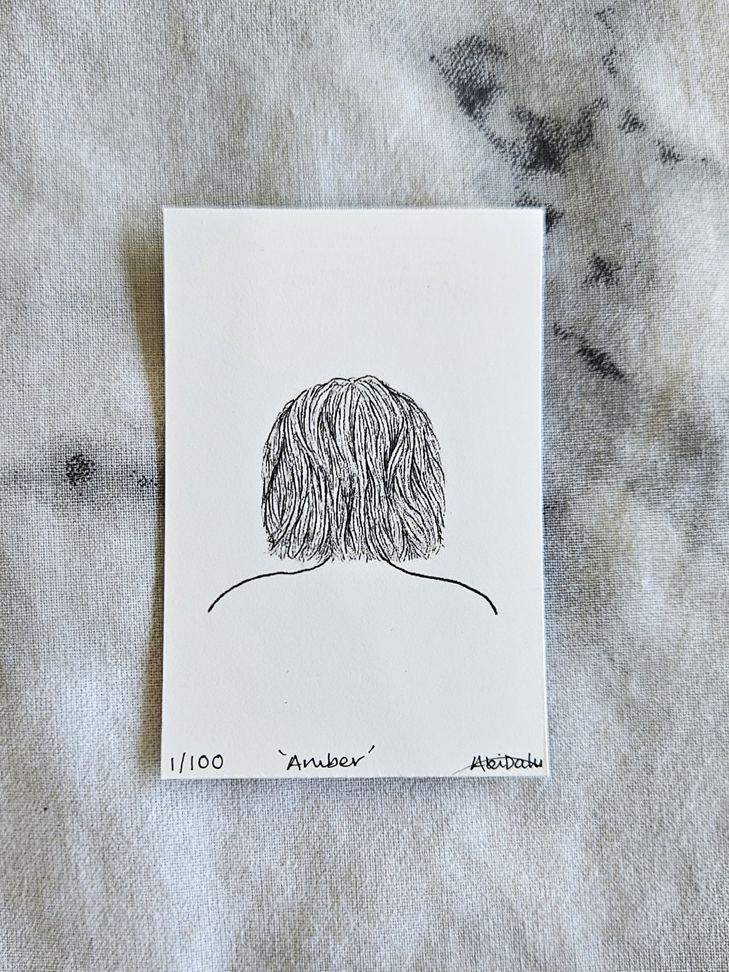 Amber - Mini Giclee Print of Original Artwork