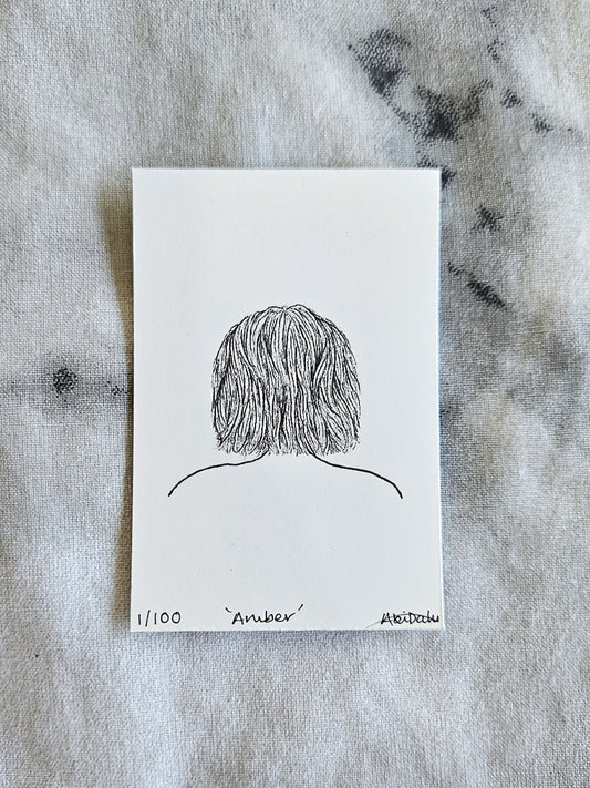 Amber - Mini Giclee Print of Original Artwork