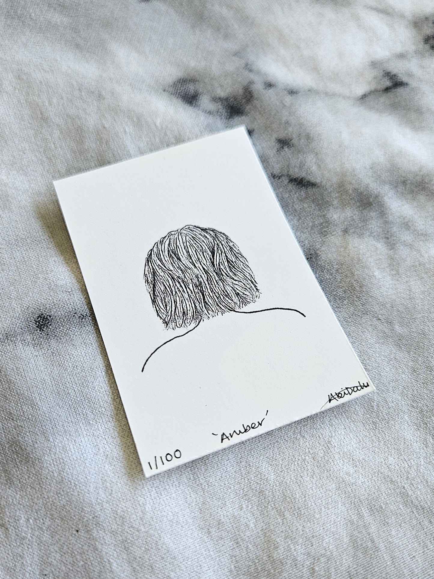 Amber - Mini Giclee Print of Original Artwork