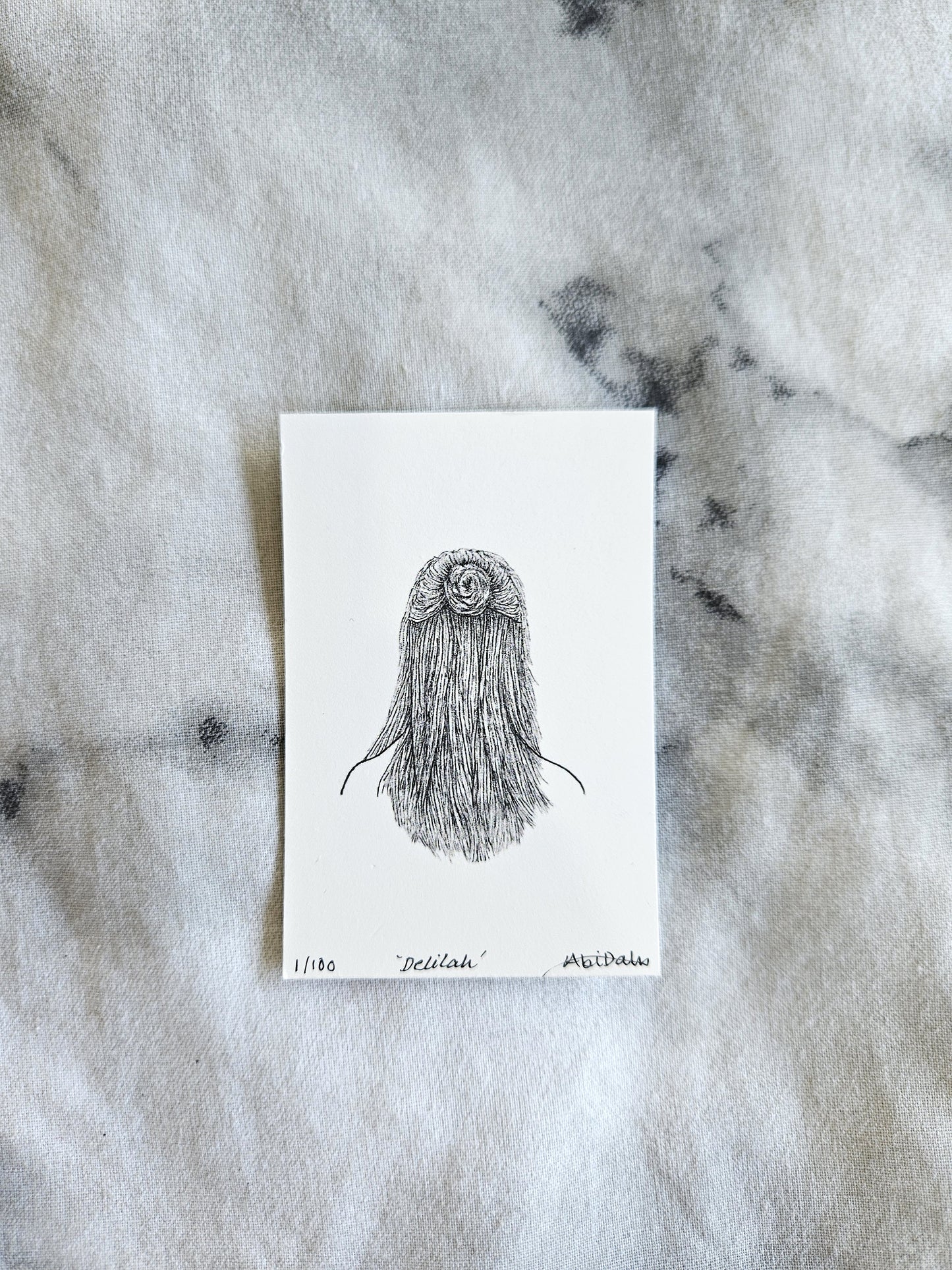 Delilah - Mini Giclee Print of Original Artwork