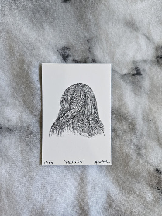 Natalia - Mini Giclee Print of Original Artwork