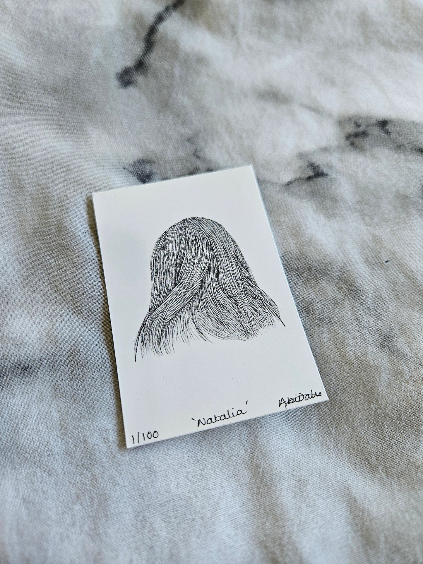 Natalia - Mini Giclee Print of Original Artwork