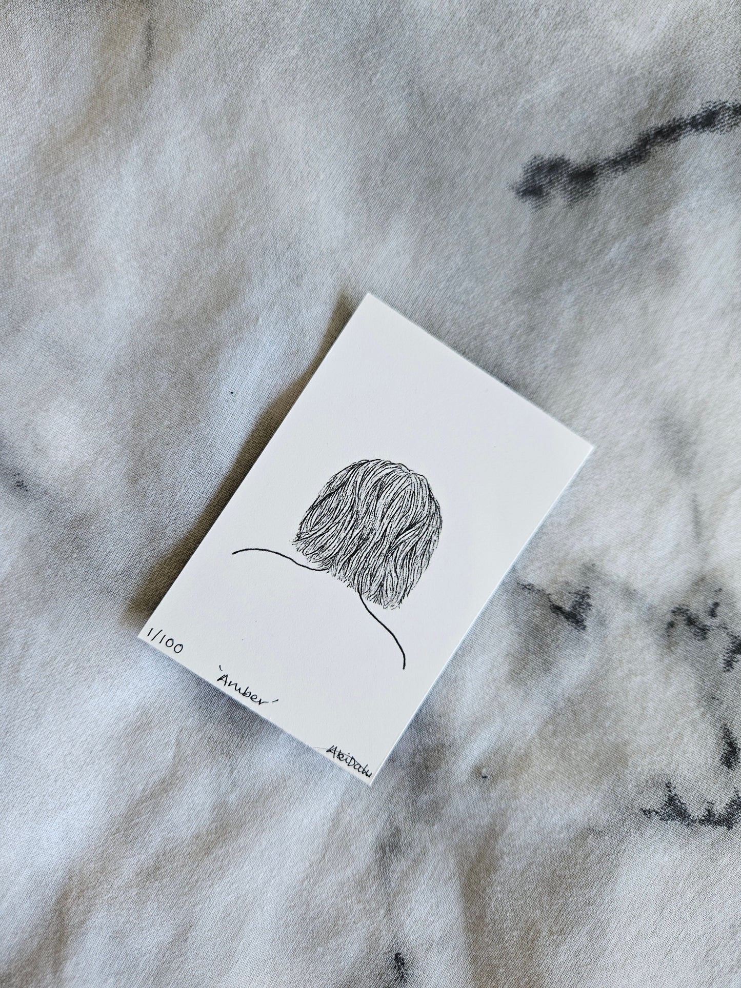 Amber - Mini Giclee Print of Original Artwork