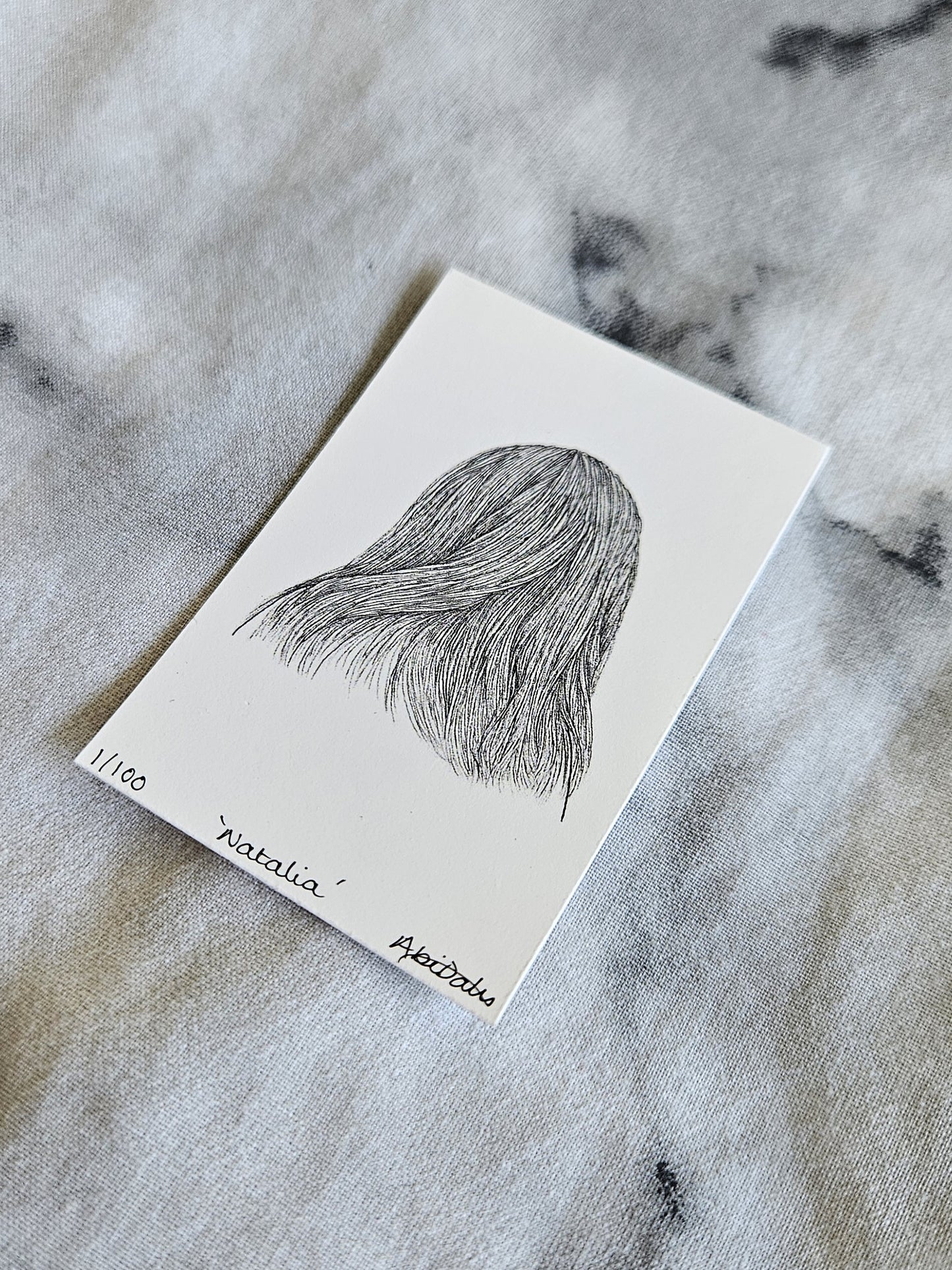 Natalia - Mini Giclee Print of Original Artwork