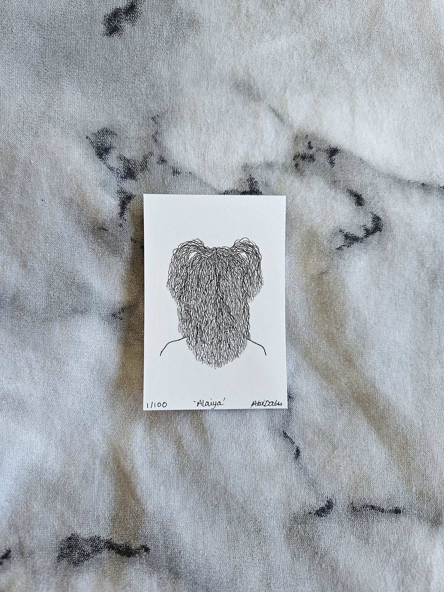 Alaiya - Mini Giclee Print of Original Artwork