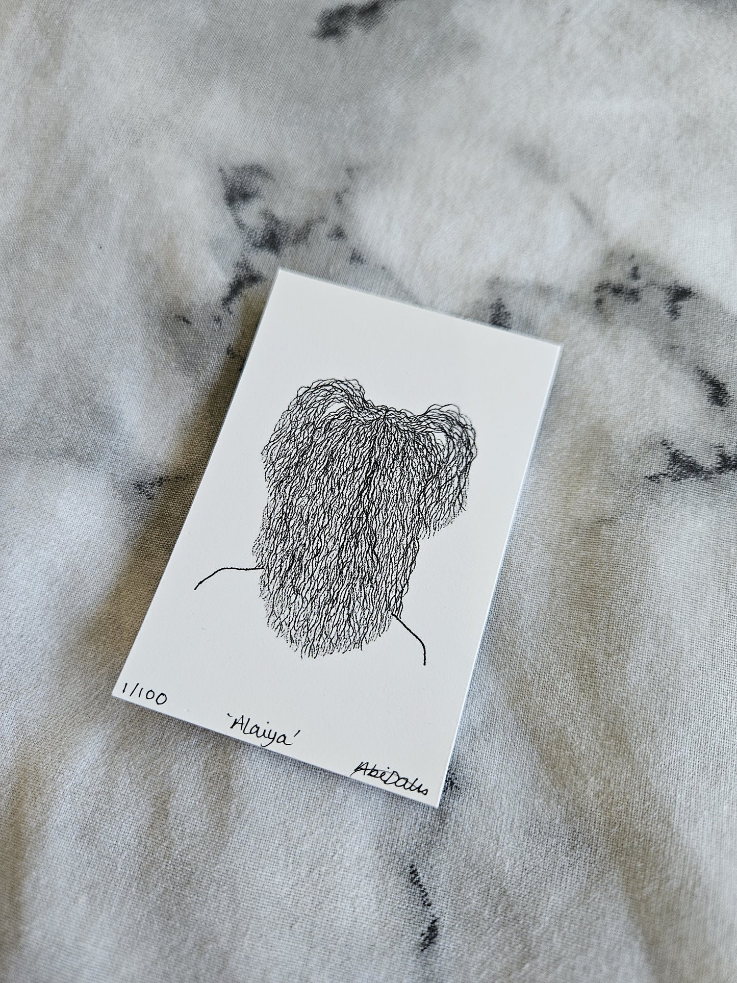 Alaiya - Mini Giclee Print of Original Artwork