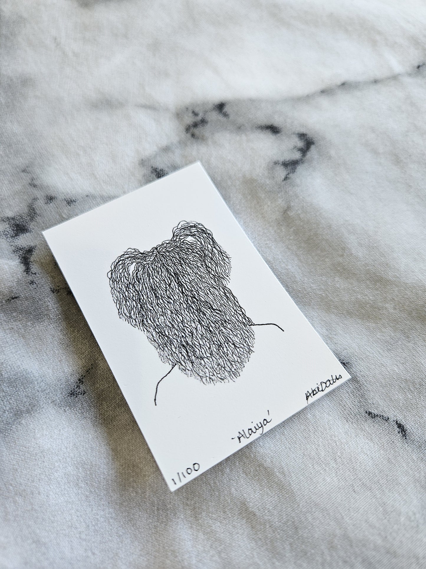 Alaiya - Mini Giclee Print of Original Artwork