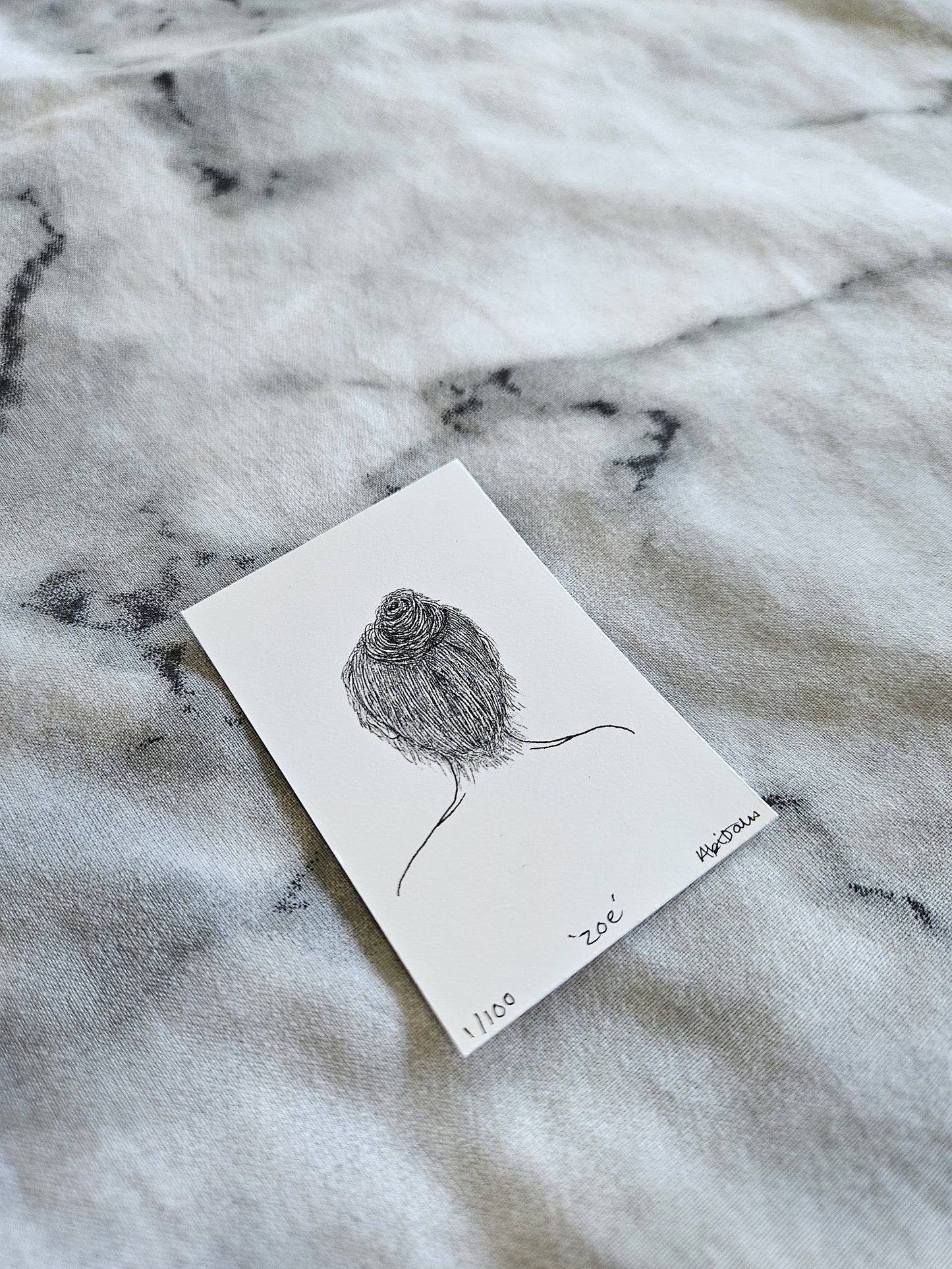 Zoe - Mini Giclee Print of Original Artwork