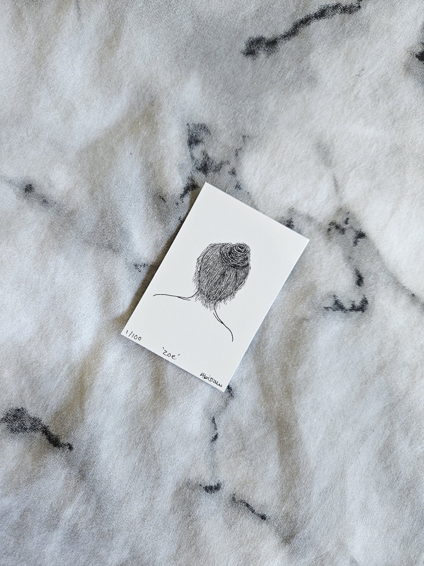 Zoe - Mini Giclee Print of Original Artwork