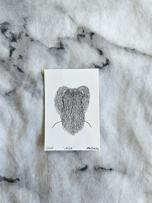 Mia - Mini Giclee Print of Original Artwork