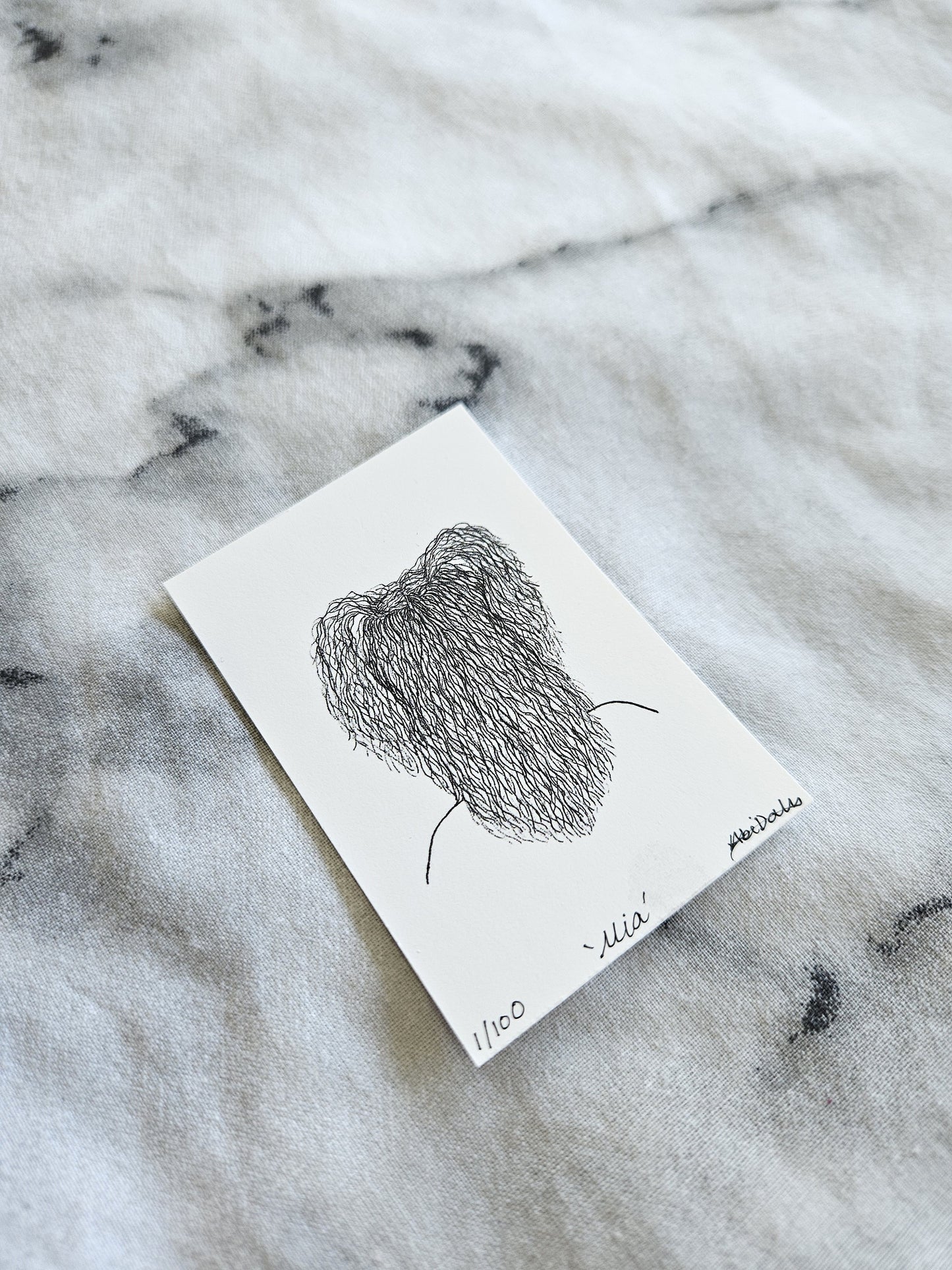 Mia - Mini Giclee Print of Original Artwork