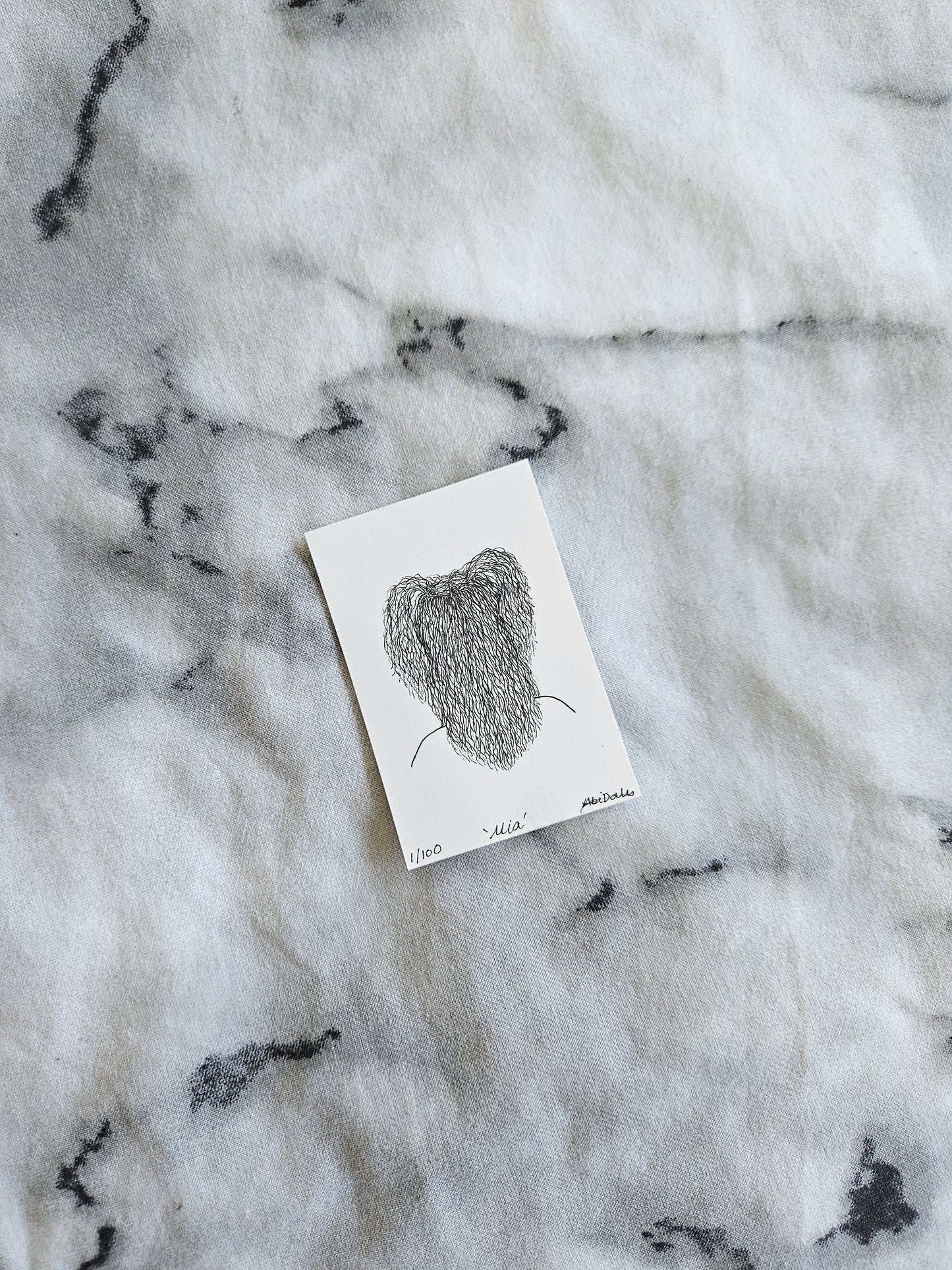 Mia - Mini Giclee Print of Original Artwork