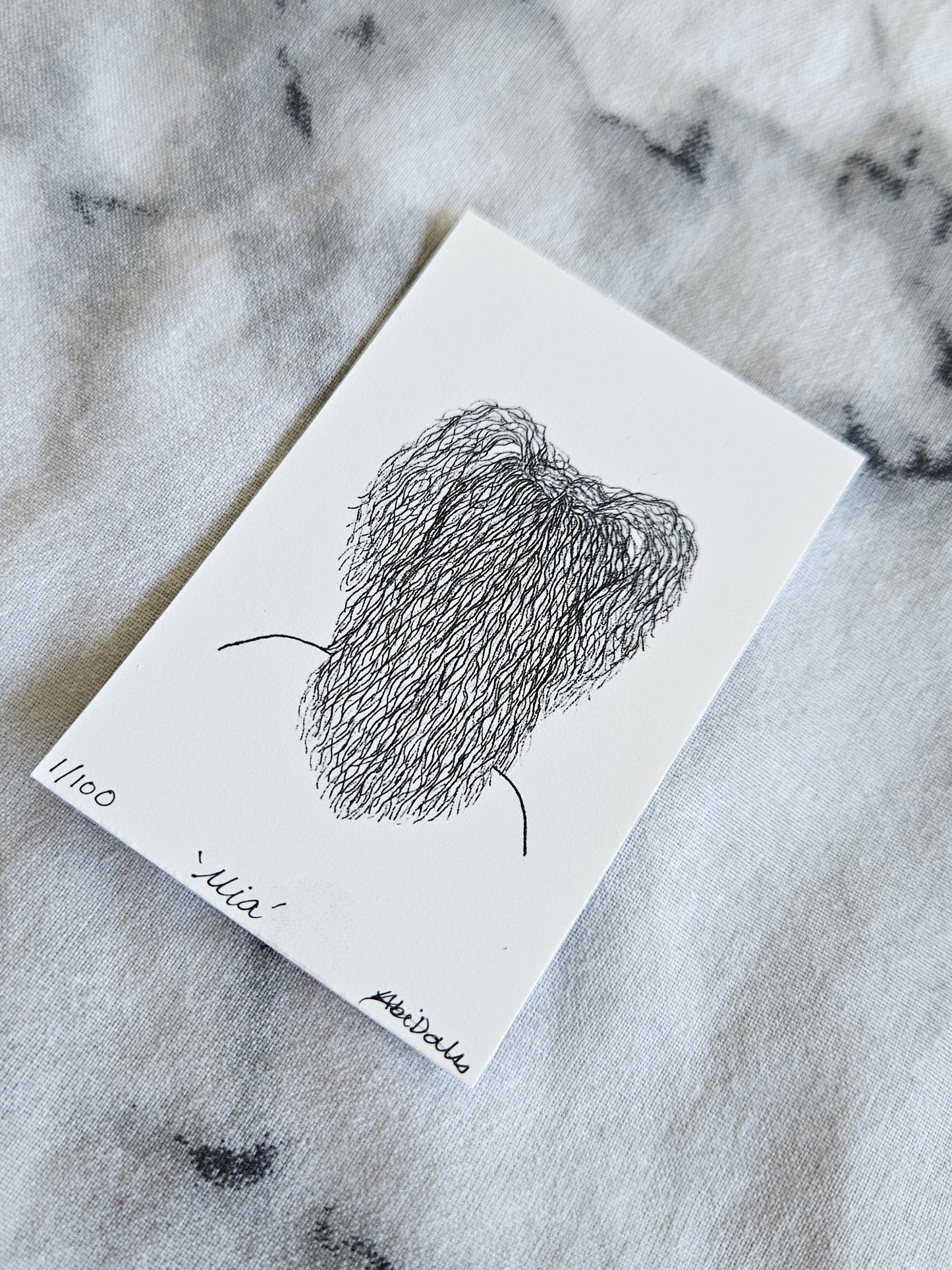 Mia - Mini Giclee Print of Original Artwork