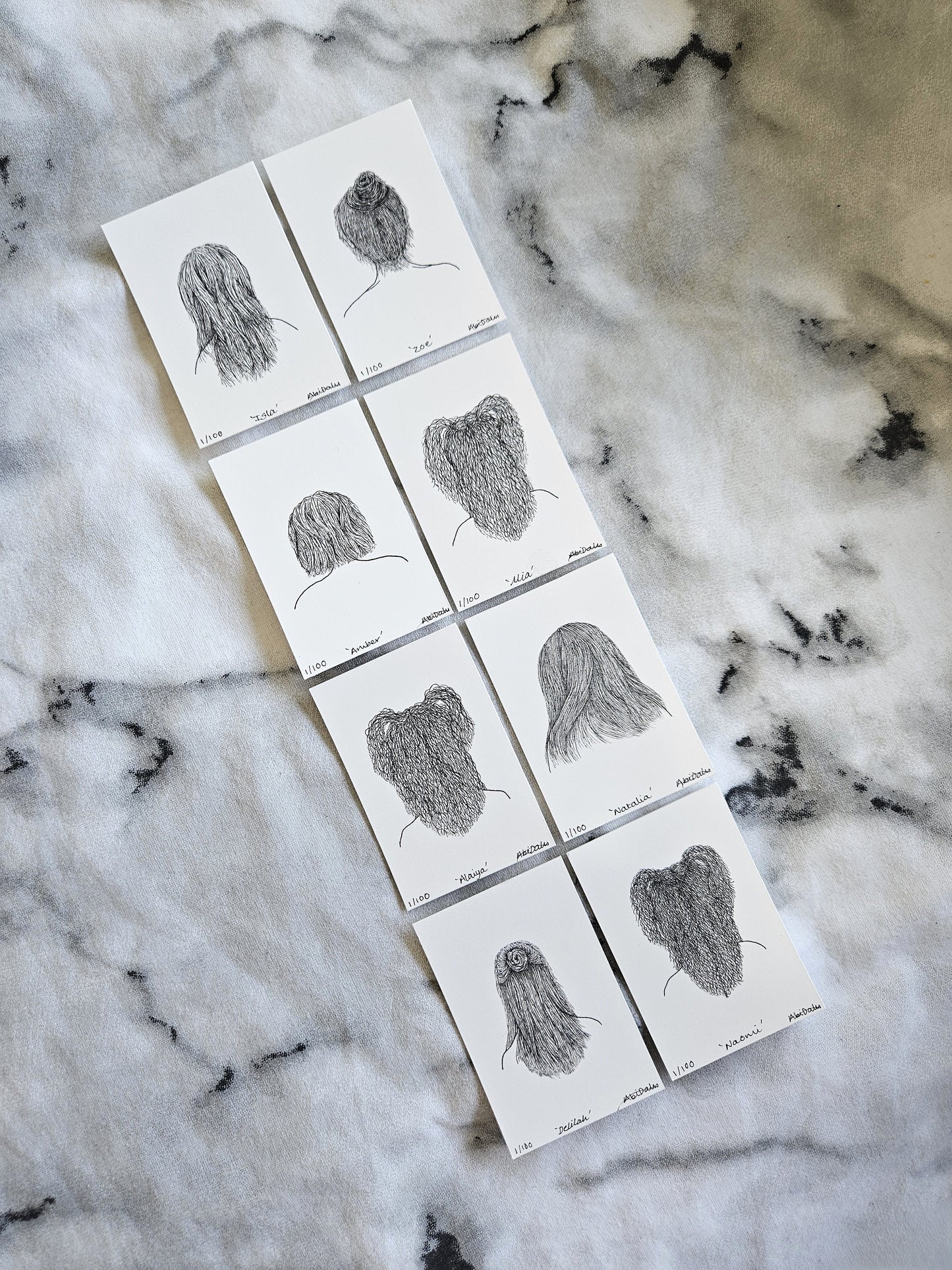 Alaiya - Mini Giclee Print of Original Artwork