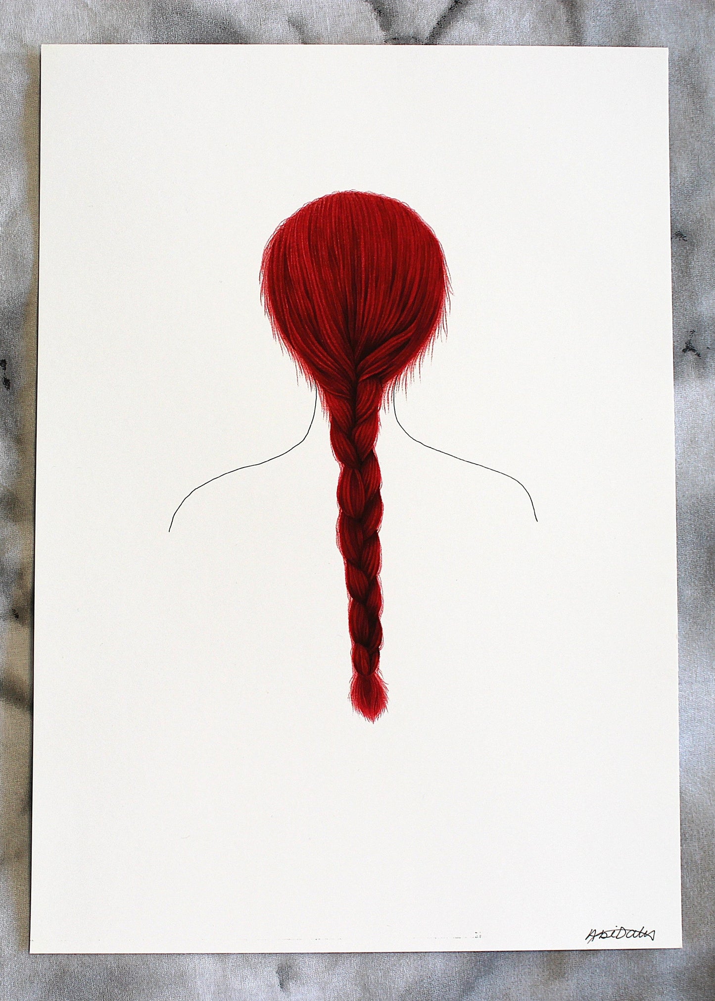 Scarlett - Giclee Print of Original Artwork