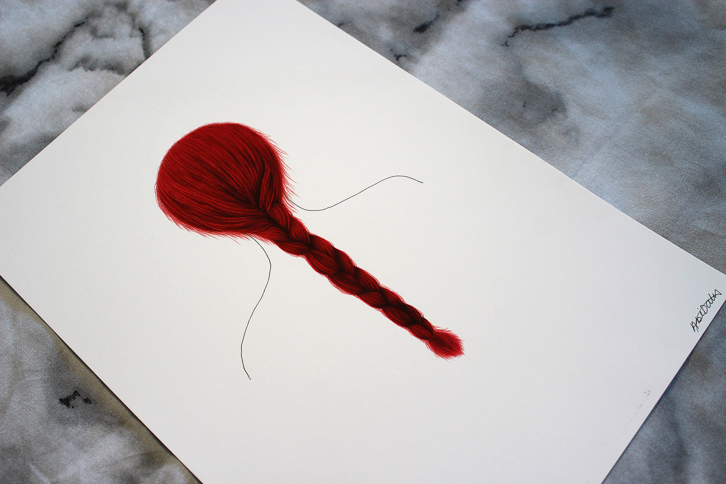 Scarlett - Giclee Print of Original Artwork