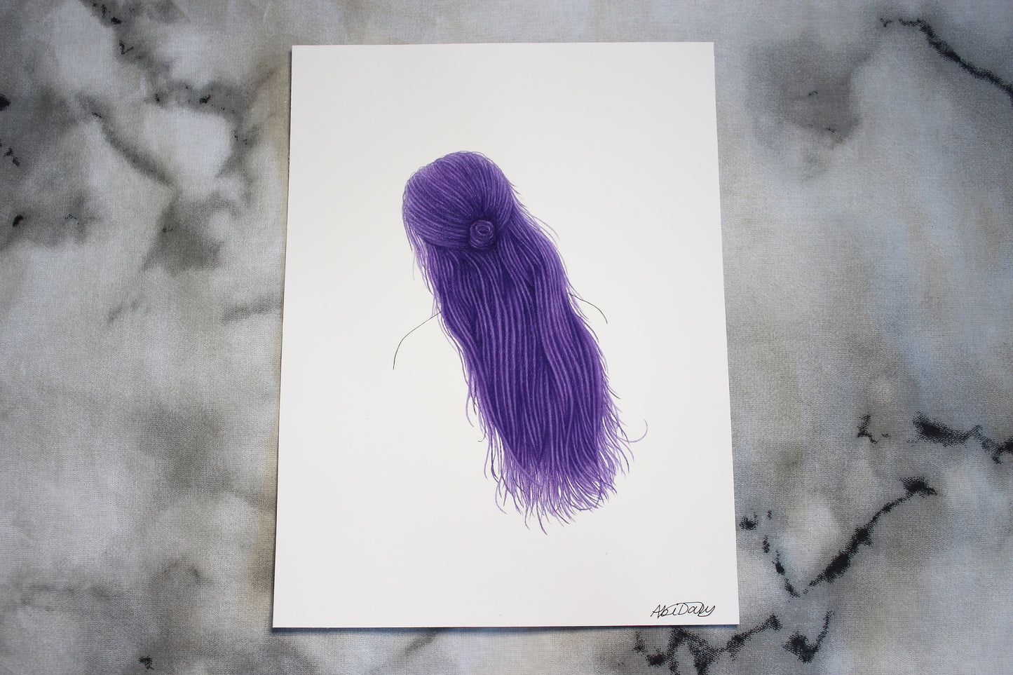 Violet - Giclee Print of Original Artwork