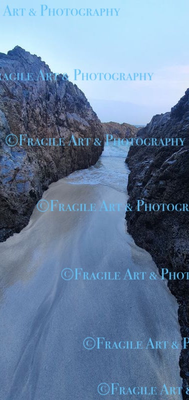 Kynance Cove Sea Channel - Photograph